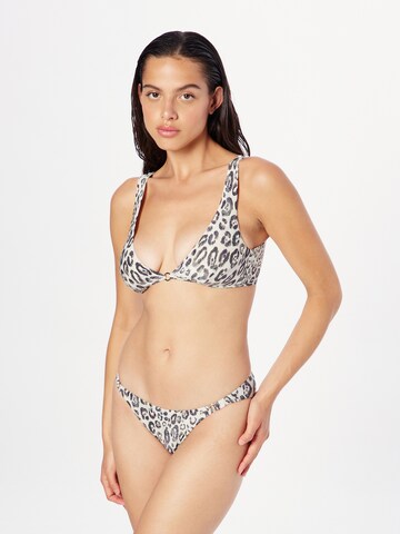 Emporio Armani - Triángulo Bikini en beige: frente