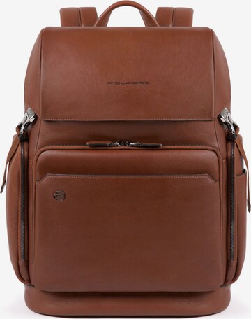 Piquadro Laptop Bag in Brown: front
