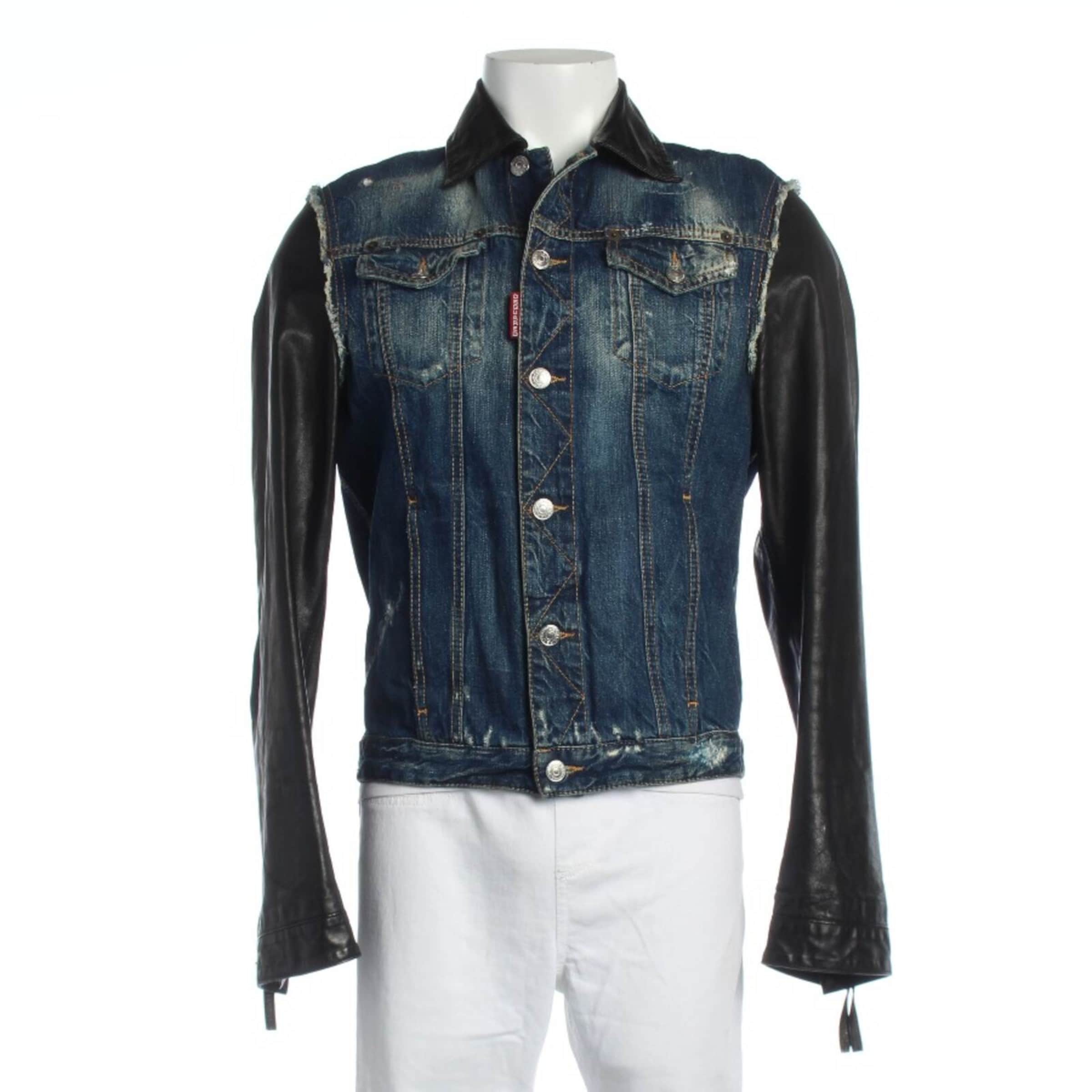 DSQUARED2 Übergangsjacke M-L in Mischfarben: Vorderseite