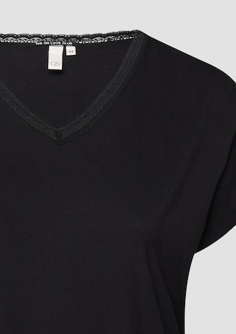 Sweat-shirt QS en noir