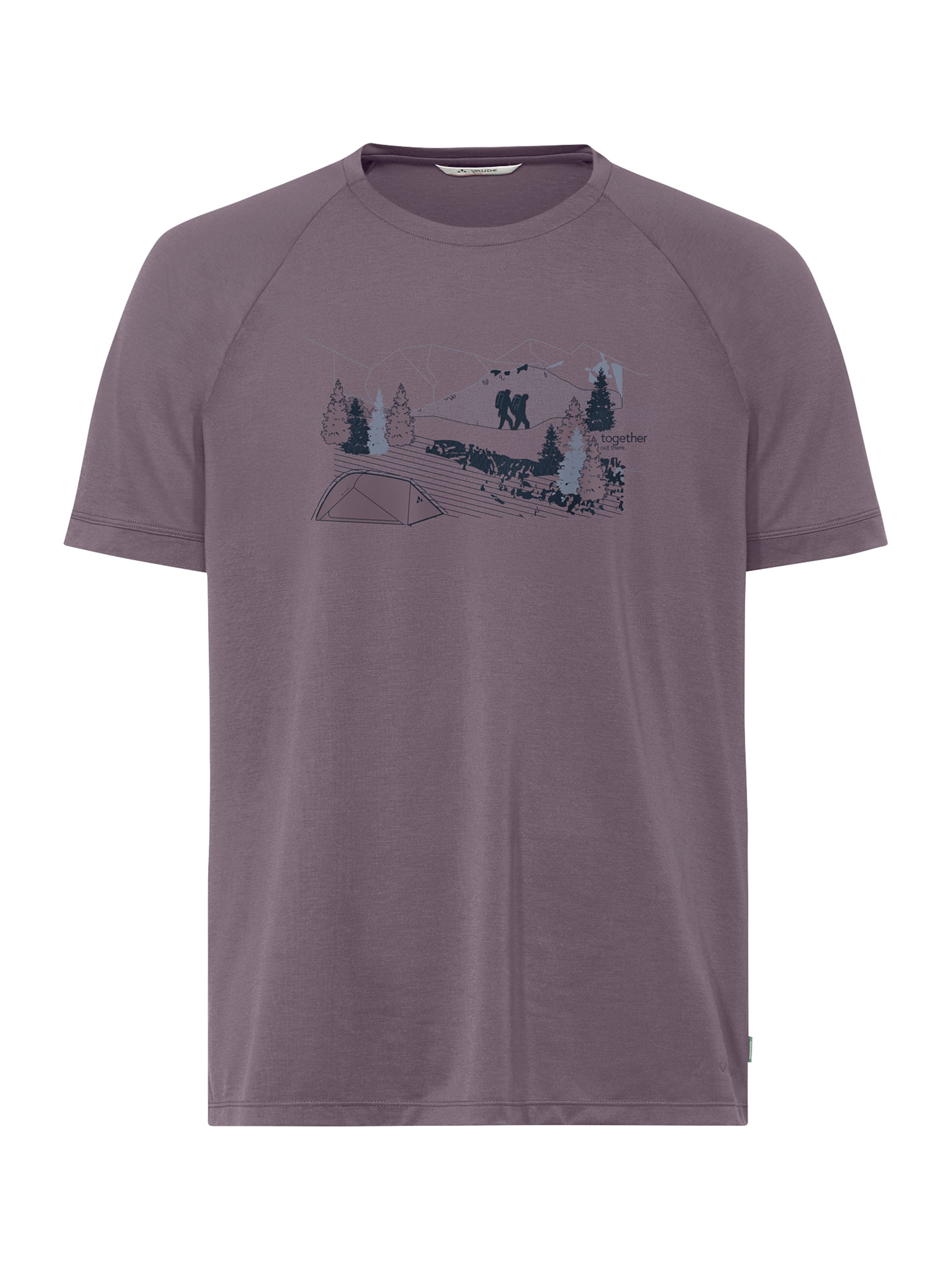 VAUDE Funktionsshirt 'Gleann II' in Lila: Vorderseite