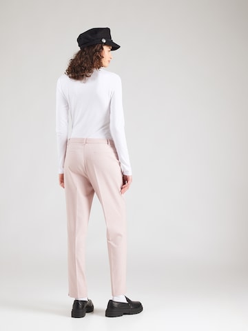 Slimfit Pantaloni cu dungă 'HEDY' de la MORE & MORE pe roz