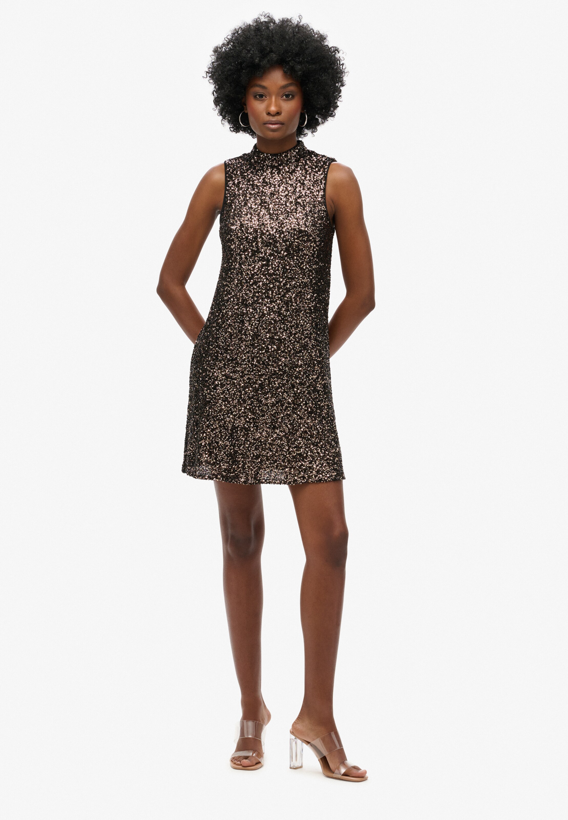 Superdry Cocktailjurk in Bruin