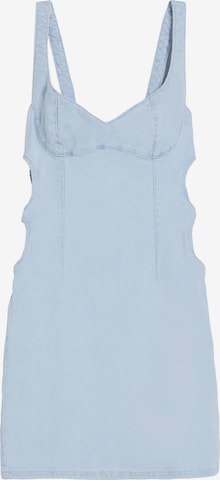 Bershka Dress in Blue: front