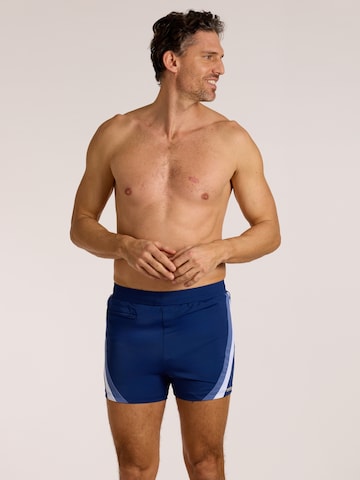 wavebreaker Swim Trunks in Blue: front
