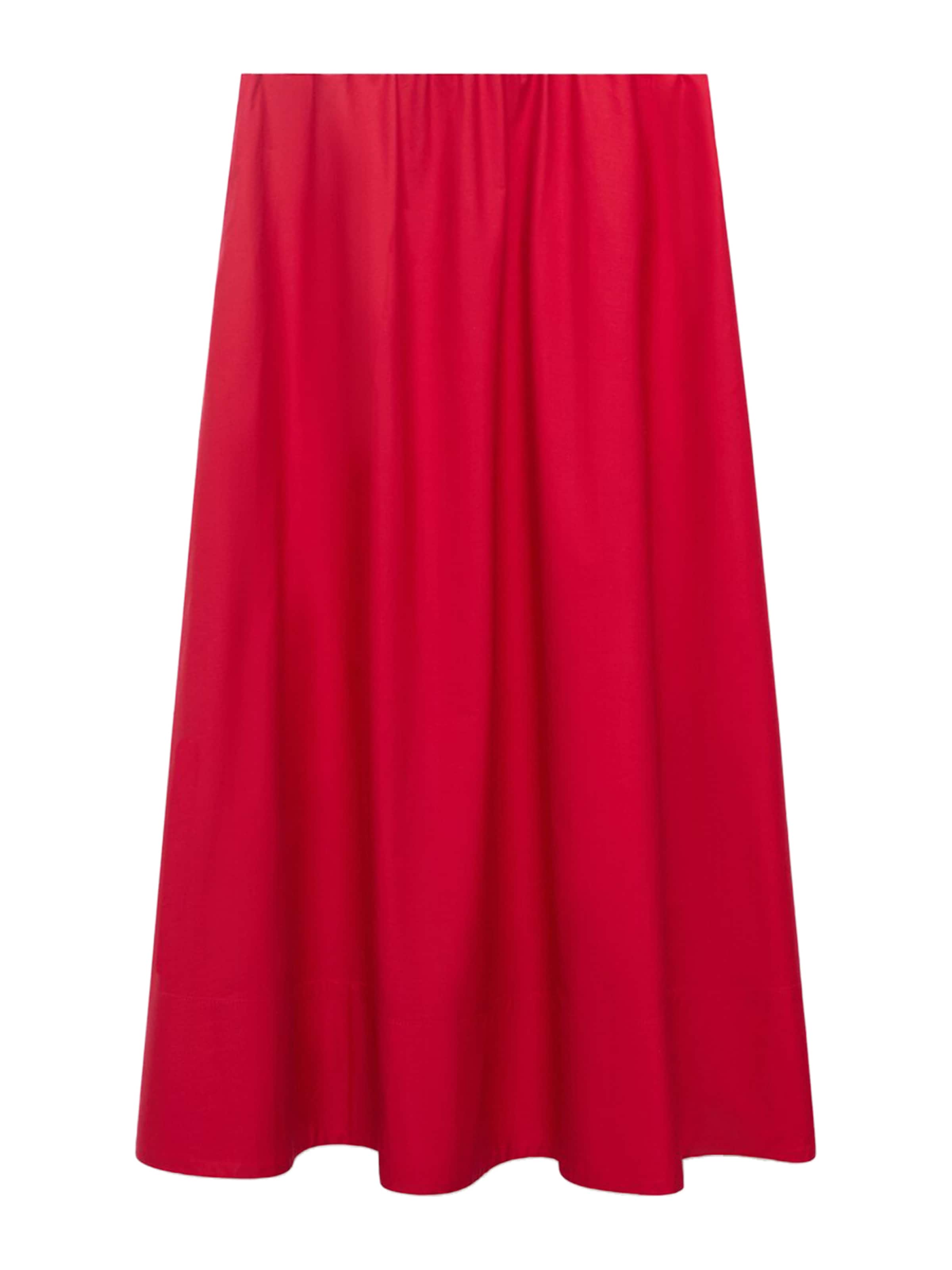 MANGO Spódnica 'Creta' w kolorze czerwony: przód