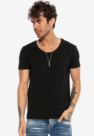 Redbridge Shirt 'Waco' in Black: front