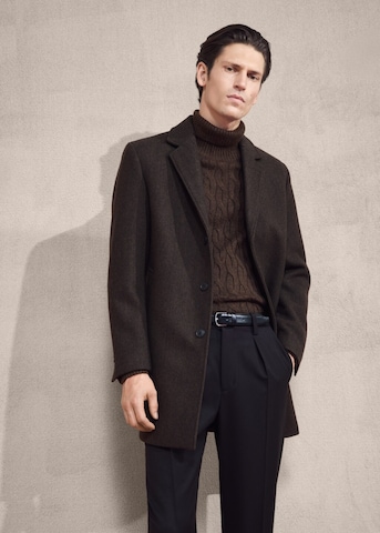 MANGO MAN Between-Seasons Coat 'Hake' in Brown