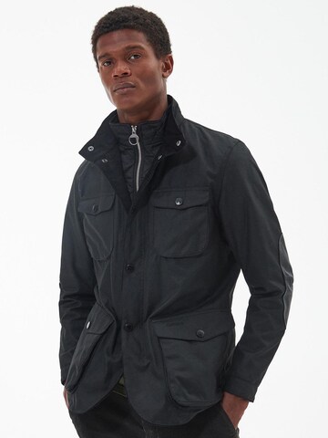Veste mi-saison 'Ogston' Barbour en noir : devant