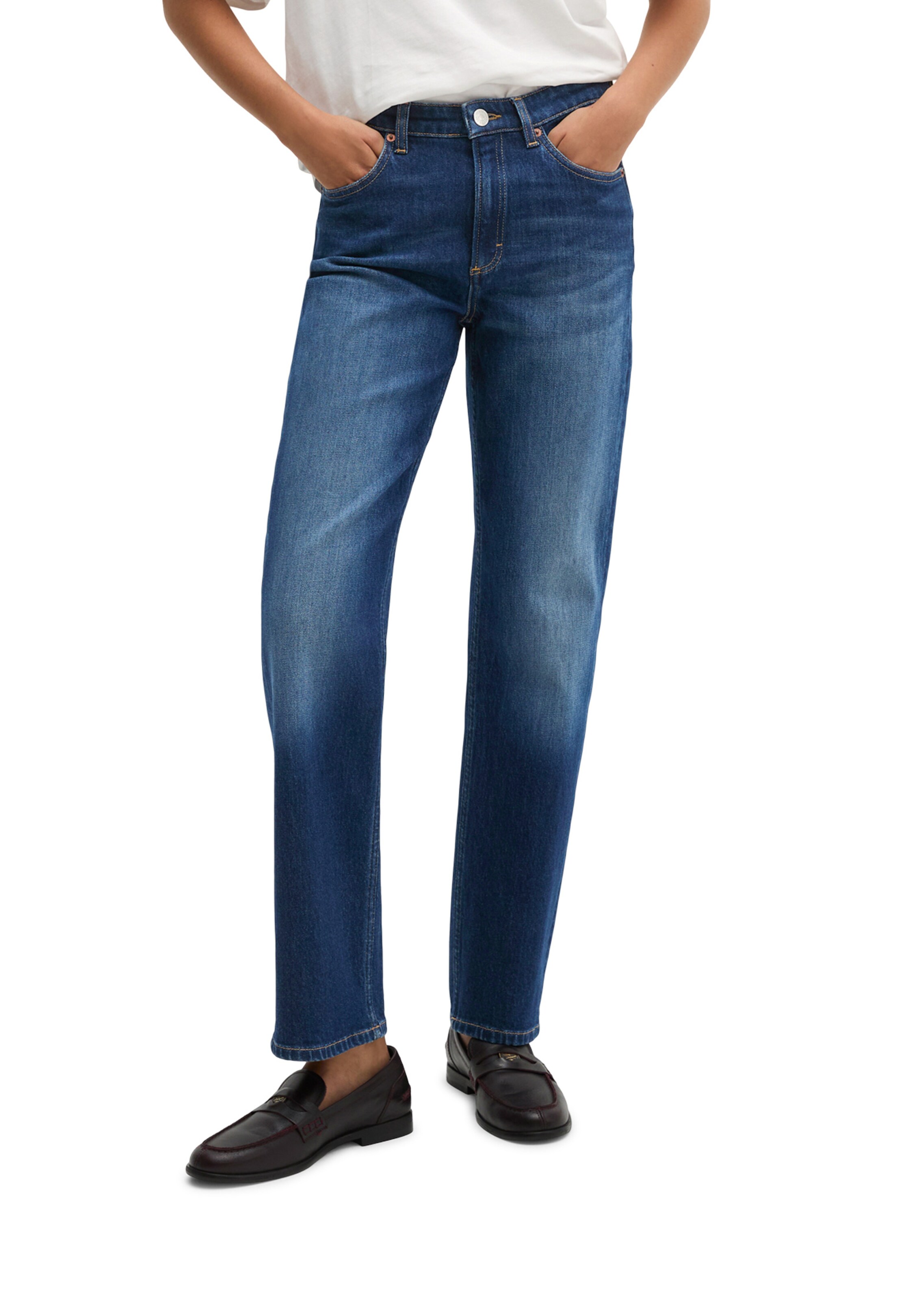 Marc O'Polo Regular Jeans 'Linde' in Blau: Vorderseite