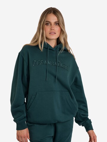 OCEANSAPART Sweatshirt 'Charly' in Groen: voorkant