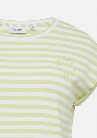T-shirt comma casual identity en jaune