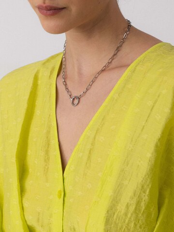 PURELEI Ketting 'Glow Charm' in Zilver: voorkant