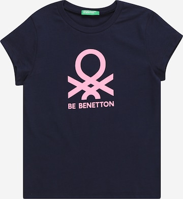 UNITED COLORS OF BENETTON Shirt in Blauw: voorkant