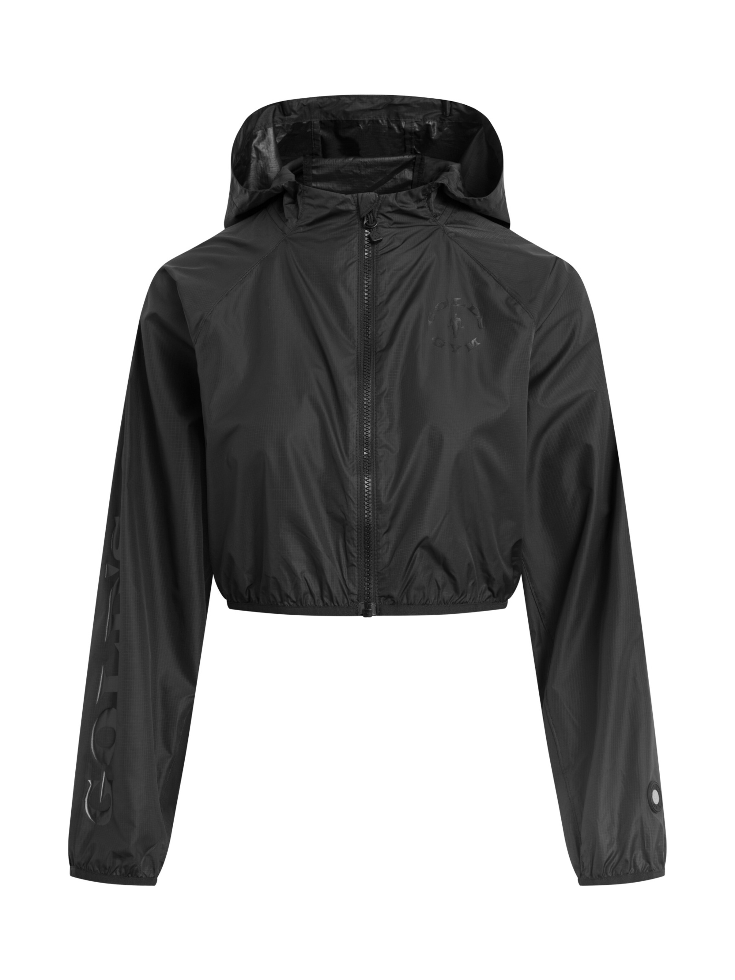 GOLD´S GYM APPAREL Between-season jacket 'Dana' in Black: front