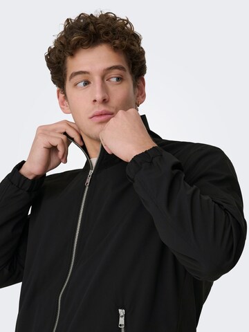 Veste mi-saison 'ONSGerreth' Only & Sons en noir