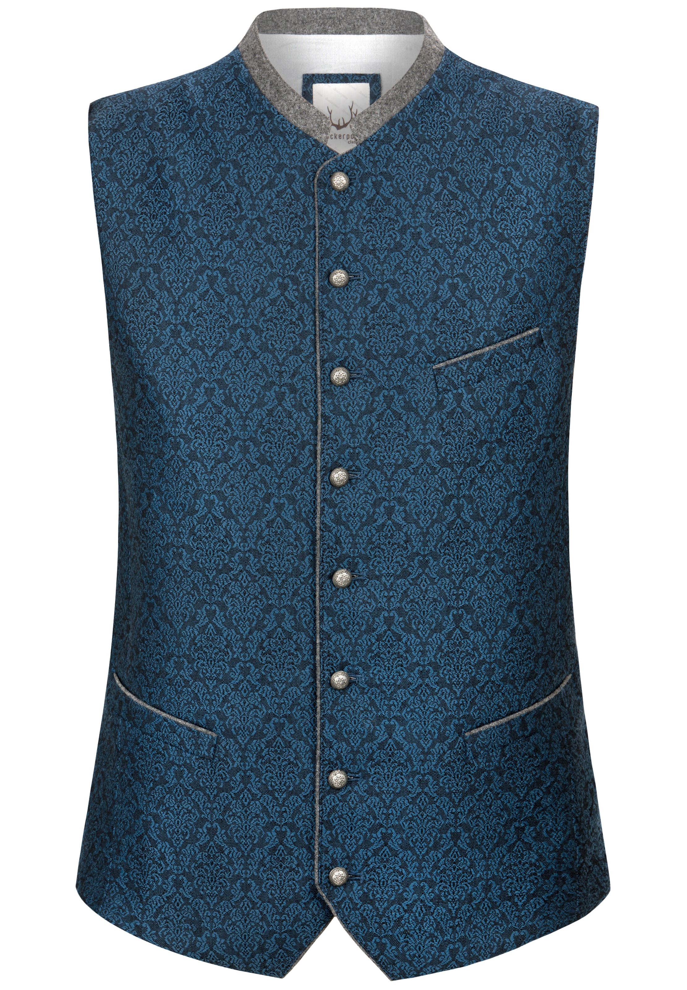 STOCKERPOINT Trachtenweste 'Marino' in Blau: Vorderseite
