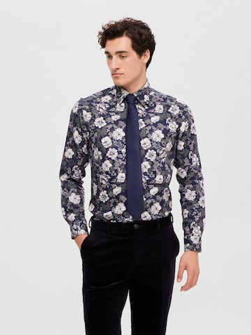 mėlyna SELECTED HOMME Standartinis modelis Marškiniai 'Ethan': priekis