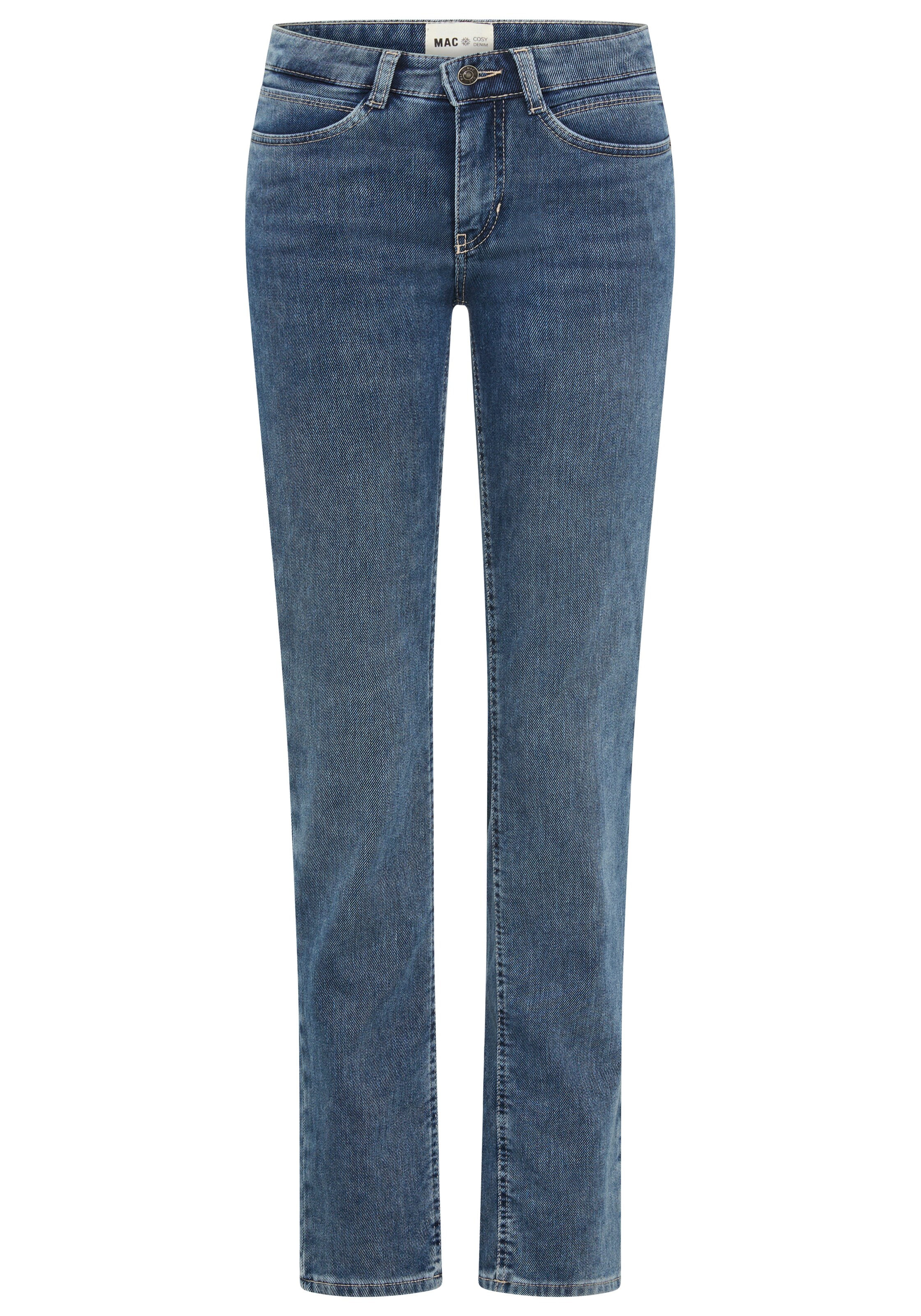 MAC Slimfit Jeans in Blau: Vorderseite