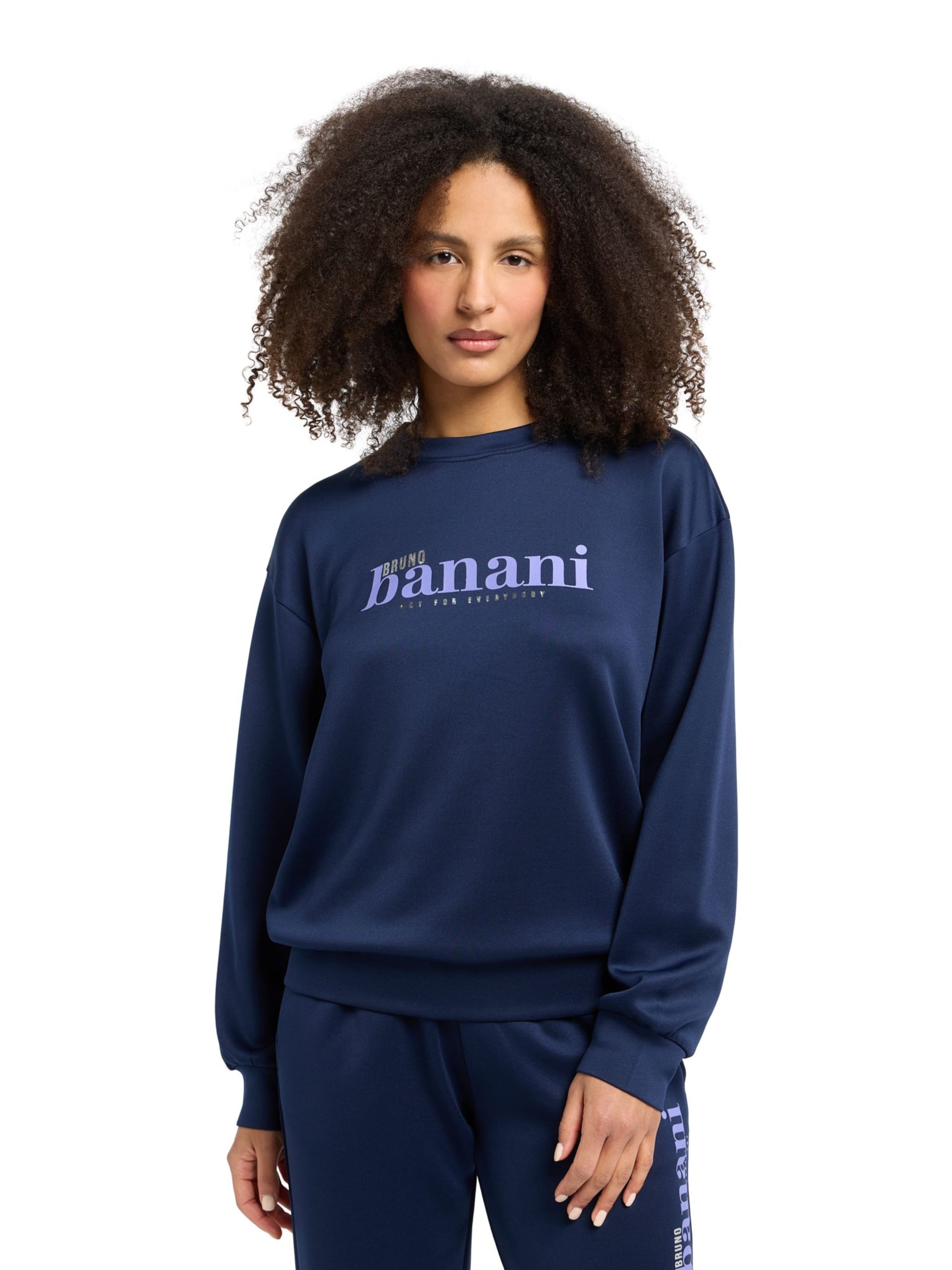 Sweat-shirt 'Gilbert' Bruno Banani en bleu : devant