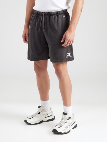 Loosefit Pantaloni di Champion Authentic Athletic Apparel in nero: frontale