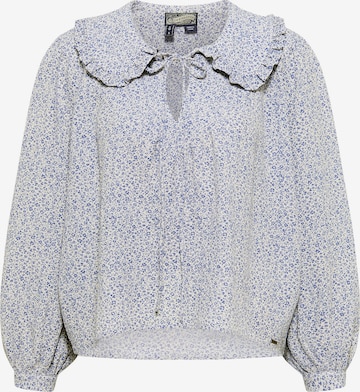 DreiMaster Vintage - Blusa em azul: frente