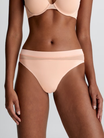 Calvin Klein Underwear Regular String 'Perfectly Fit Flex' in Beige: Vorderseite