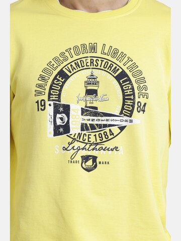 Jan Vanderstorm Sweatshirt 'Dyrik' in Yellow