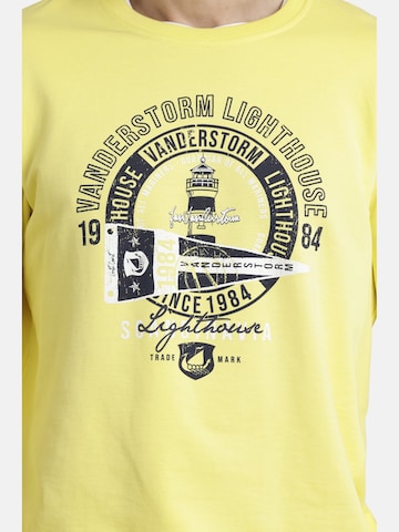 Sweat-shirt 'Dyrik' Jan Vanderstorm en jaune