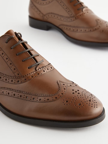 Chaussure à lacets 'Oxford-Brogues ' Next en marron
