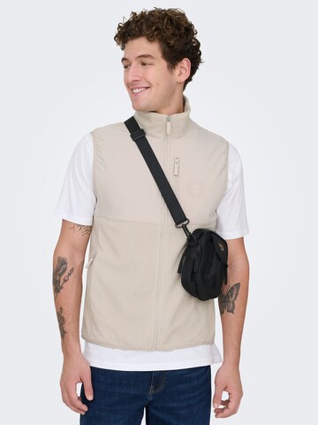 Only & Sons Bodywarmer in Grijs