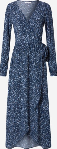 KnowledgeCotton Apparel Kleid 'ORCHID' in Blau: predná strana