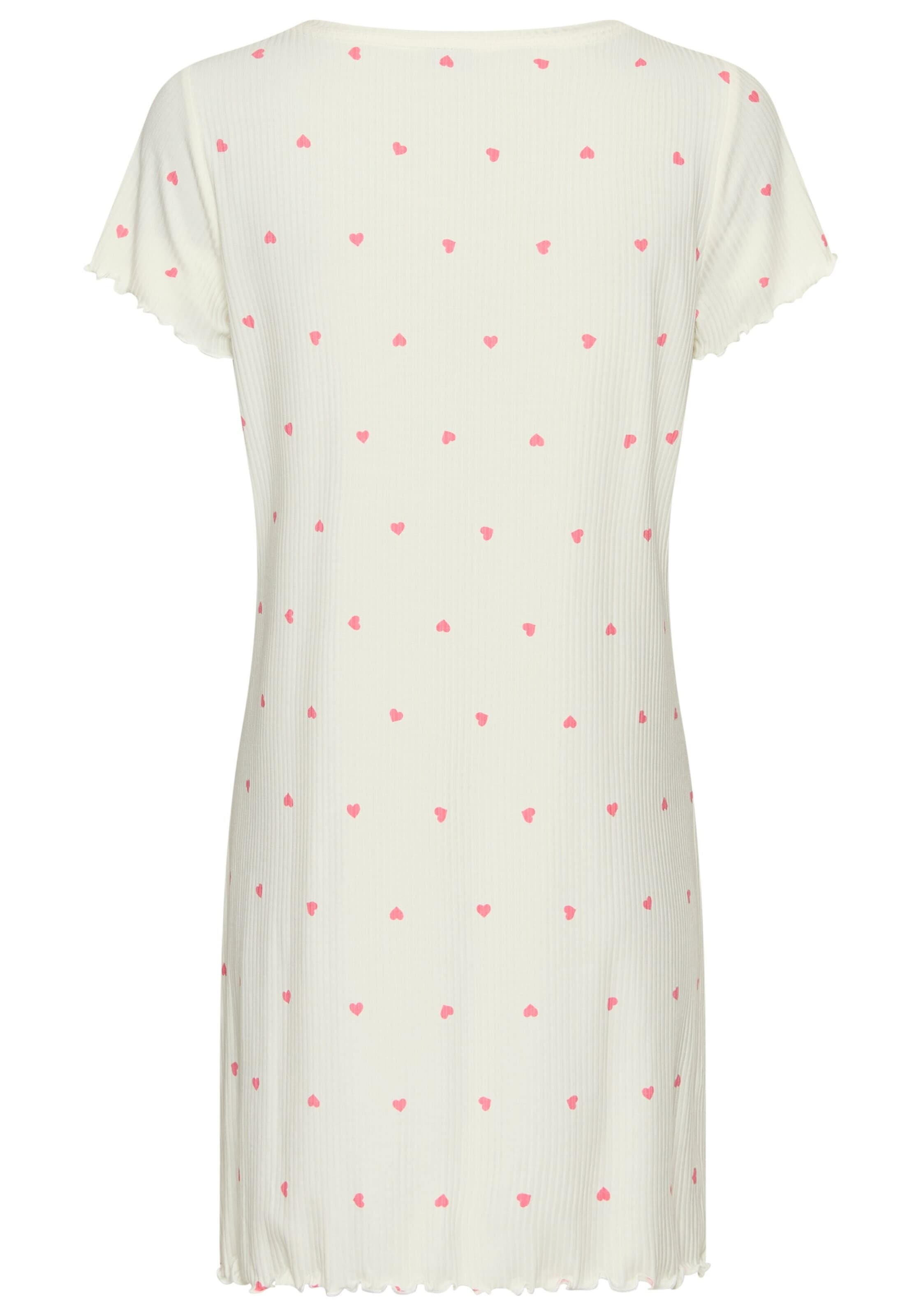 VIVANCE - Camiseta de noche en blanco