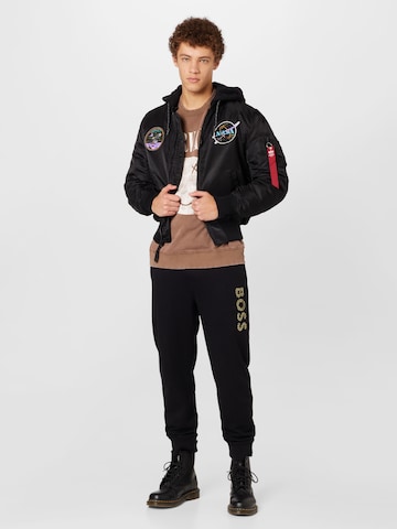 ALPHA INDUSTRIES Tussenjas in Zwart