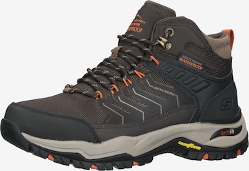 SKECHERS Schnürboots 'Arch Fit Dawson - Raveno' in Braun: Vorderseite