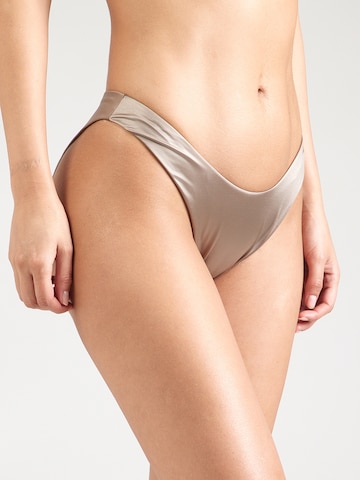 Calvin Klein Swimwear Bikini nadrágok - barna: elől