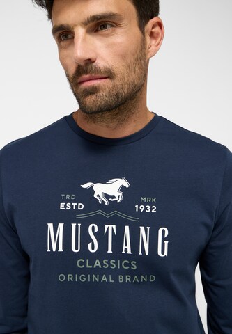 MUSTANG Shirt in Blau