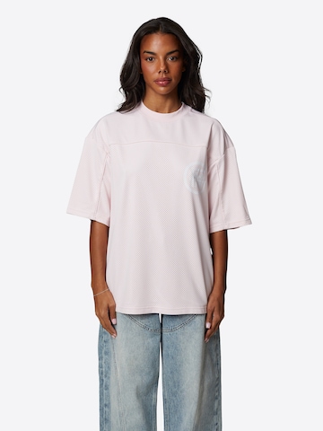 T-shirt Good For Nothing en rose : devant