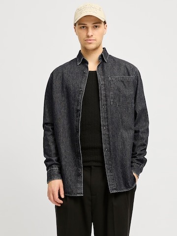Fit confort Chemise 'JJICREEK' JACK & JONES en noir : devant