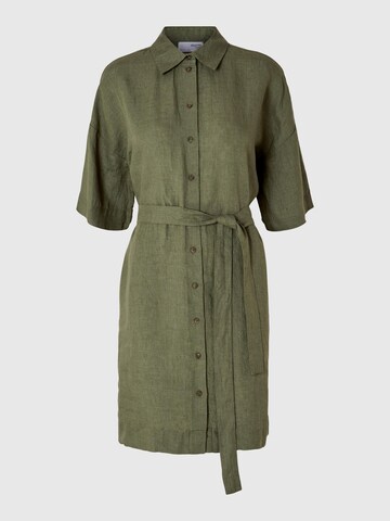 SELECTED FEMME Shirt Dress in Green