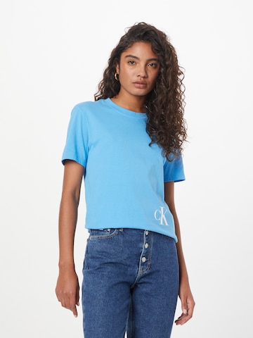 Calvin Klein Jeans Μπλουζάκι σε μπλε: μπροστά