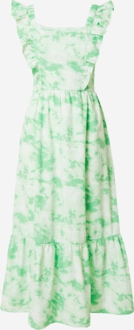 SISTERS POINTLjetna haljina 'UNIZA' - zelena boja: prednji dio