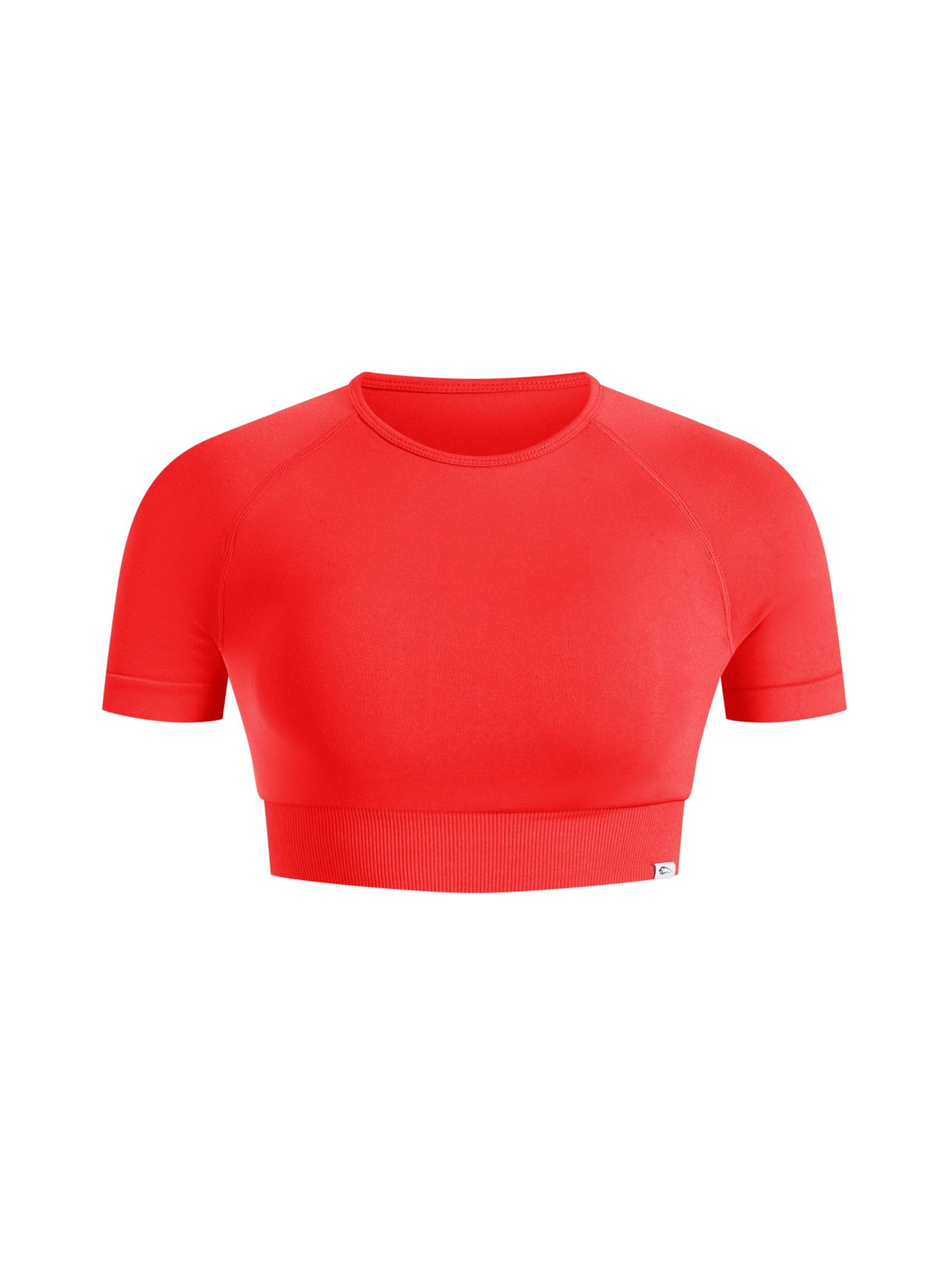 Smilodox Shirt ' Elna ' in Rood: voorkant