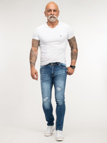 Rock Creek Slimfit Jeans in Blau