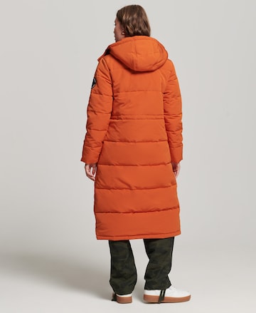 Superdry Winter Coat 'Everest' in Orange