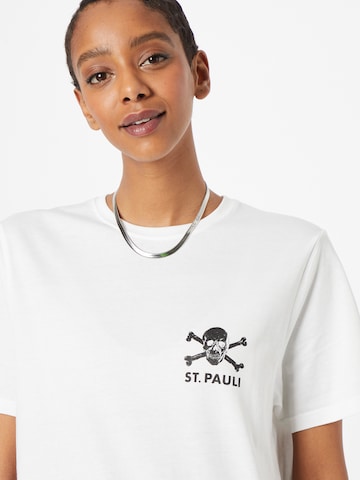 FC St. Pauli T-Shirt 'No Place For' in Weiß