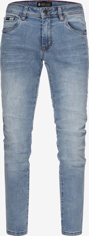 Peak Time Slimfit Jeans 'Mailand' in Blauw: voorkant