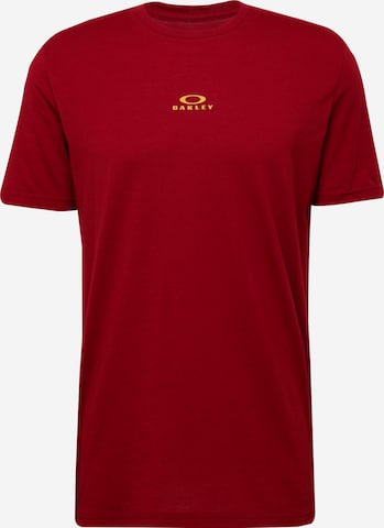 sarkans OAKLEY Sporta krekls 'Bark New': no priekšpuses