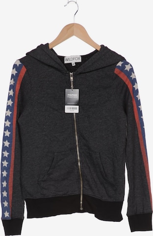 Wildfox Sweatshirt & Zip-Up Hoodie in S in Grey: front