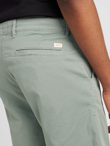 Slimfit Pantaloni chino di BOSS Orange in verde